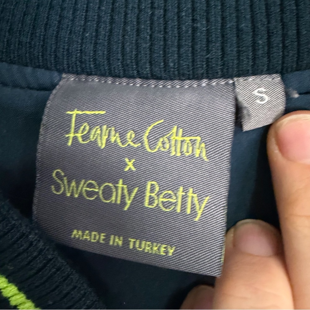 Fearne Cotton x Sweaty Betty Game Changer Jacket in‎ Beetle Blue Block. Small - Picture 8 of 8